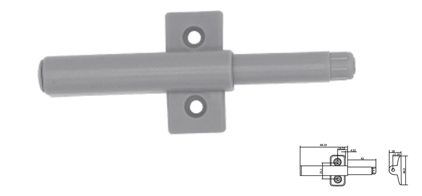 Rebound Device with Wing,Push Bottom